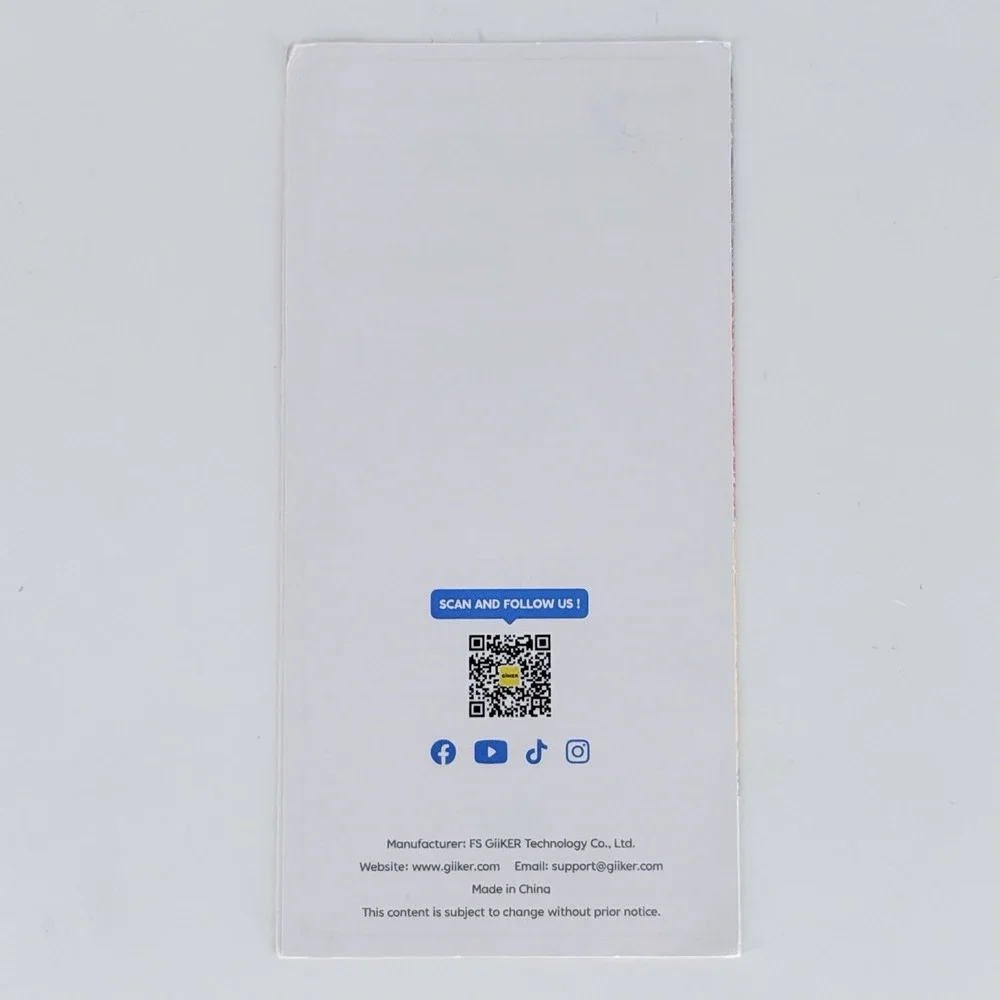 Giiker Smart Four User Manual Instructions Guide Replacement Booklet
